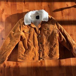 Corduroy & Sherpa forever 21 jacket